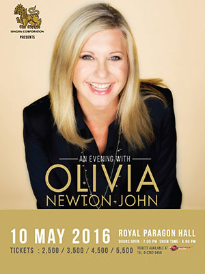 Singha Corporation presents An Evening with Olivia Newton John