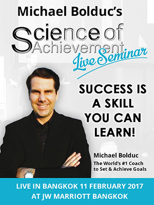 Science of Achievement Seminar – Michael Bolduc Live in Bangkok