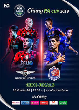 CHANG FA CUP 2019 Semi - Final<br>(Royal Thai Army Stadium)<br>True Bangkok United vs. Port FC