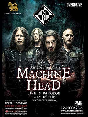 An Evening with Machine Head live in Bangkok 2015