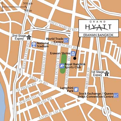 Grand Hyatt Erawan Hotel (Rajdamri Road)