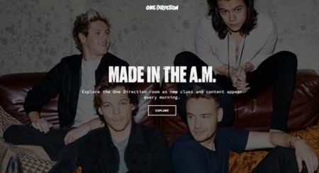 One Direction เปิด Microsite ต้อนรับอัลบั้มใหม่ Made in the A.M.