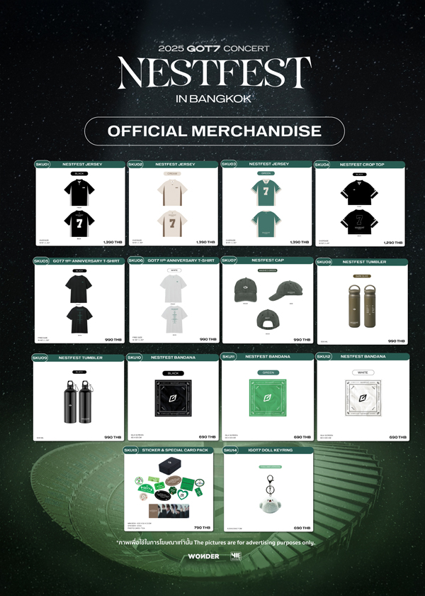 【7枚】GOT7 NESTFEST BANGKOK トレカ 非売品　特典　タイ GOT7 2025 CONCERT NESTFEST IN THAILAND VIP BENEFITS PHOTOCARD