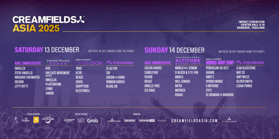 Creamfields Asia 2025 Creamfields Asia 2025