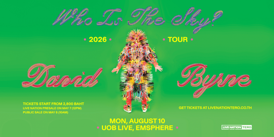 David Byrne : Who Is The Sky? Tour in Bangkok