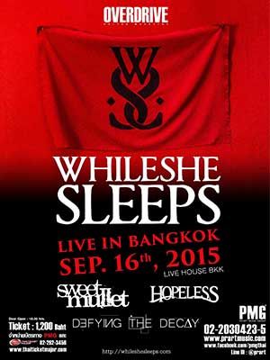 While She Sleeps Live in Bangkok