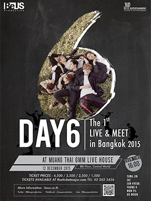 DAY6 The 1st Live & Meet in Bangkok 2015
