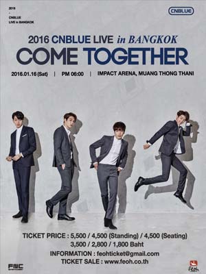 2016 CNBLUE LIVE [COME TOGETHER] IN BANGKOK