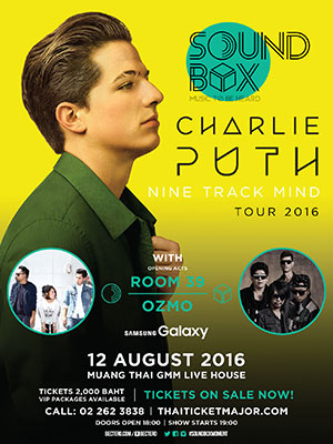 SOUNDBOX..Charlie Puth Nine Track Mind Tour 2016