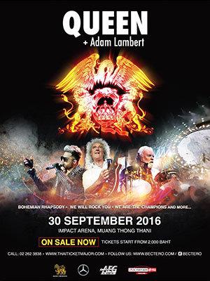 Queen + Adam Lambert On Tour in Bangkok