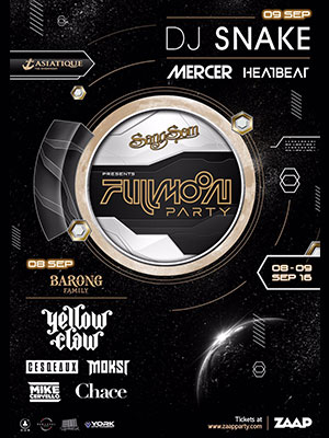 SangSom presents Fullmoon Party Live In Bangkok