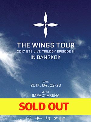 2017 BTS LIVE TRILOGY EPISODE III THE WINGS TOUR in Bangkok