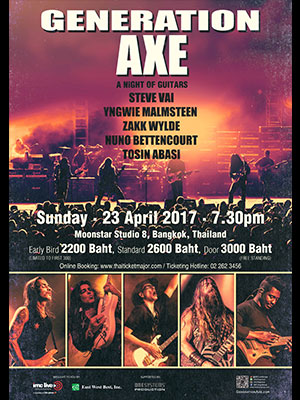 GENERATION AXE - A NIGHT OF GUITARS LIVE CONCERT IN BANGKOK 2017