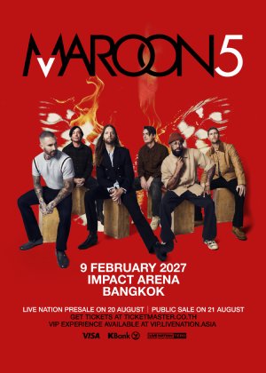 Maroon 5 Asia 2027 in Bangkok