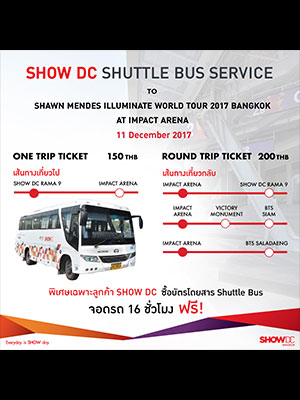 Shuttle Bus Service for Shawn Mendes