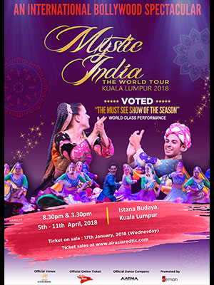 MYSTIC INDIA THE WORLD TOUR LIVE IN KUALA LUMPUR