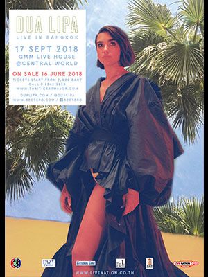 DUA LIPA LIVE IN BANGKOK 2018