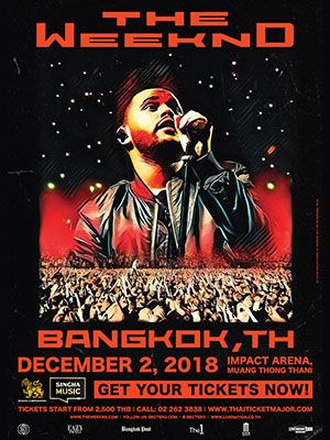 The Weeknd Asia Tour Live in Bangkok