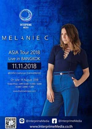 MELANIE C Asia Tour 2018 : Live in Bangkok