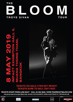 TROYE SIVAN THE BLOOM TOUR BANGKOK 2019