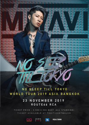 MIYAVI ''NO SLEEP TILL TOKYO''<br>World Tour 2019 ASIA Bangkok