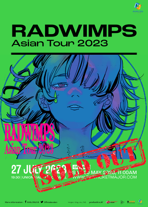 RADWIMPS Asian Tour 2023 in Bangkok