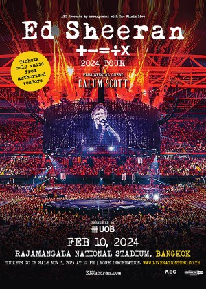 Ed Sheeran ‘+ - = ÷ x’ Mathematics<br> Tour Bangkok 2024