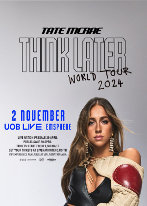 TATE MCRAE THINK LATER WORLD TOUR 2024