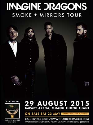 Imagine Dragons Smoke + Mirrors Tour in Bangkok