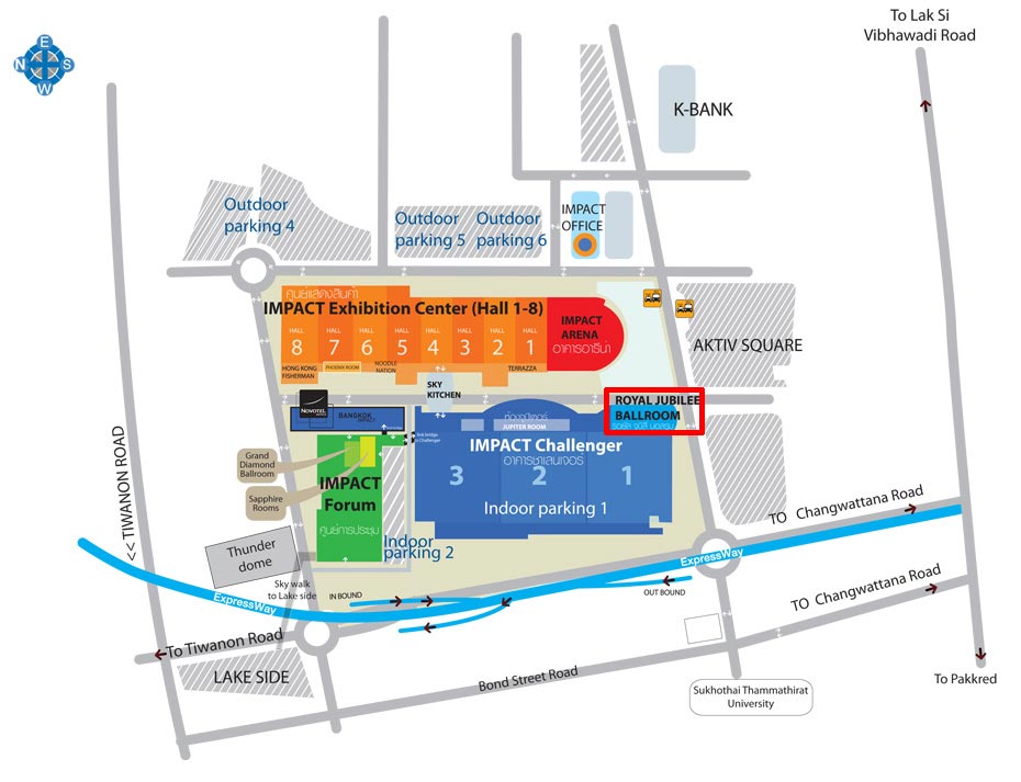 ห้องรอยัล จูบิลี่ อิมแพค  เมืองทองธานี