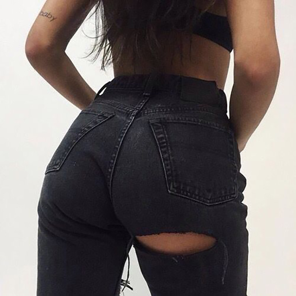 Butt Ripped Jeans