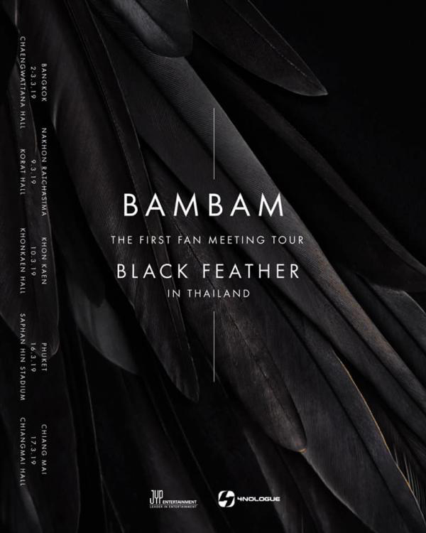 BAMBAM THE FIRST FAN MEETING TOUR BLACK FEATHER IN THAILAND