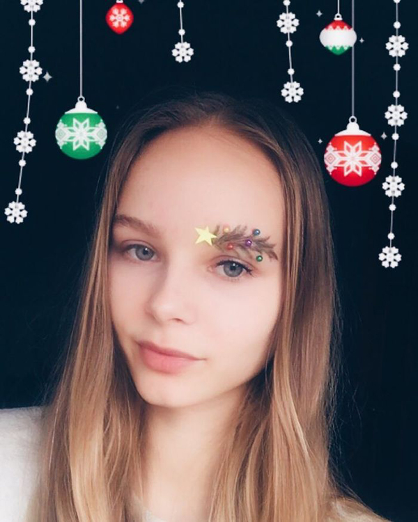 Christmas tree brows