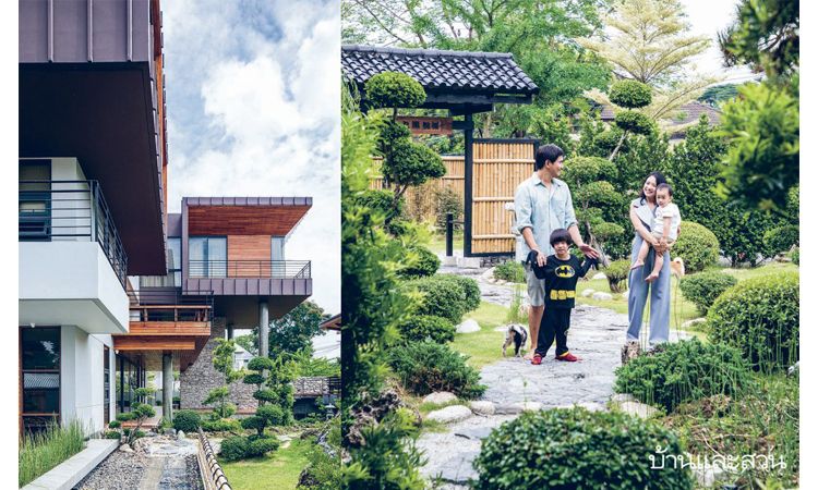 บ้านลอฟต์สุดเท่ ในสวนญี่ปุ่น Living in Balance