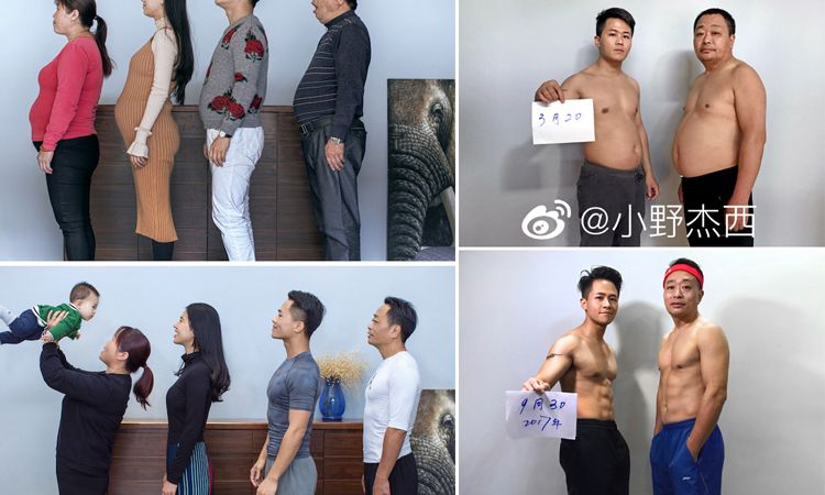 ผอมยกบ้าน! ครอบครัวชาวจีน ลุกขึ้นมาออกกำลังกาย ฟิตหุ่นเพียง 6 เดือน