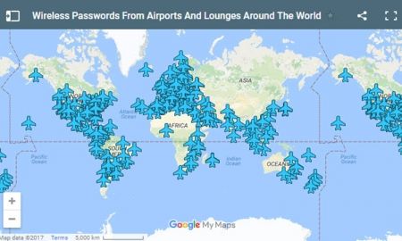 แผนที่เดียว มีรหัสผ่าน Wi-Fi จากสนามบินทั่วโลก!