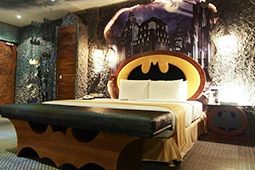ห้องพักโรงแรมในธีม Batman ที่ไต้หวัน สาวกอัศวินรัตติกาลห้ามพลาด