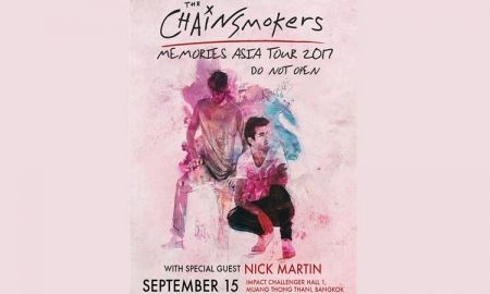 ขาแดนซ์ได้เฮ The Chainsmokers live in Bangkok เจอกัน 15 กันยายน นี้