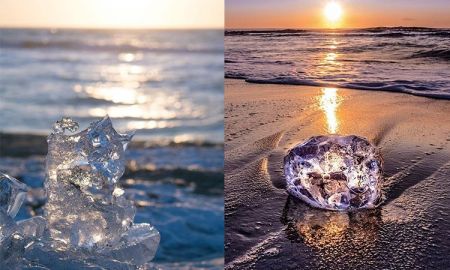 ชม Jewelry Ice ความงามธรรมชาติสร้าง ริมหาดเมืองโทโยโกโระ ที่ฮอกไกโด
