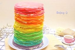 ชวนเข้าครัวทำ เครปเค้กสีรุ้งระดับตำนาน 111 ชั้น กินกันให้ความหวานล้นตัวไปเลย!!