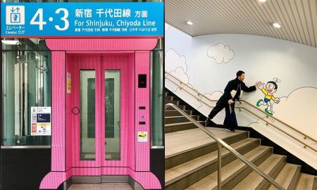 Noborito Station สถานีโดราเอมอน เปิดประตูแล้วไปไหนก็ได้