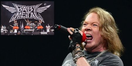 BABYMETAL ได้เล่นเป็นวงเปิดให้ Guns N' Roses ในการทัวร์ที่ญี่ปุ่น