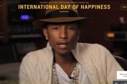 PHARRELL WILLIAMS ชวนแฟนเพลงต้อนรับวันแห่งความสุขโลก INTERNATIONAL DAY OF HAPPINESS